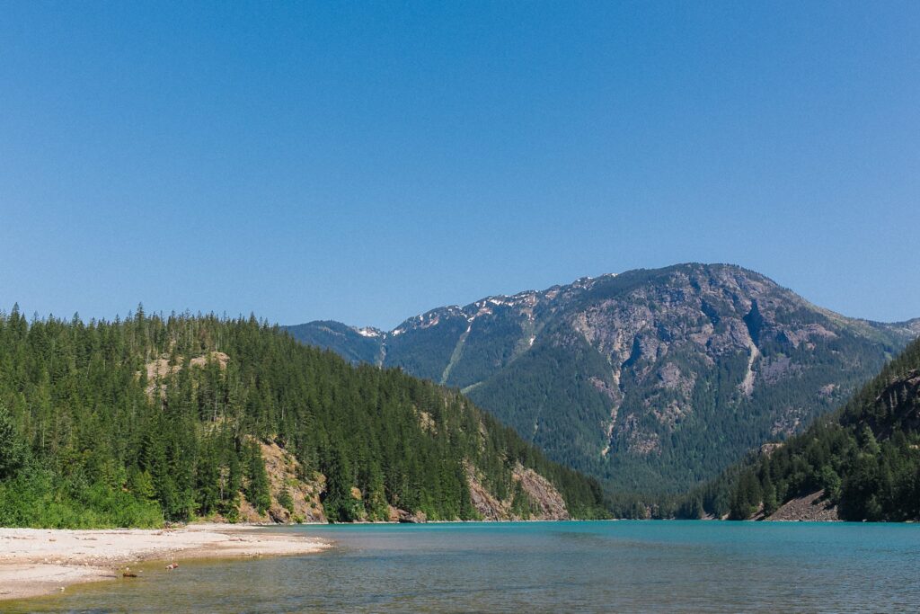 Diablo Lake from the beach