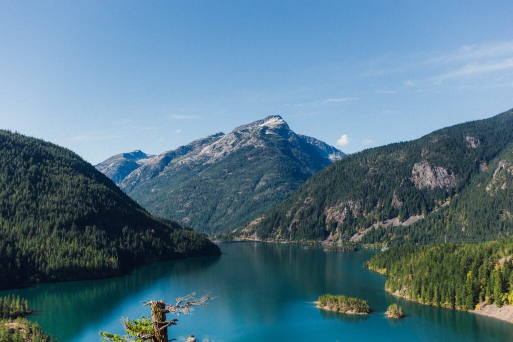 Diablo Lake from the overlook