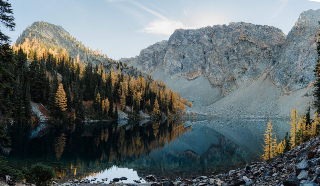 Blue Lake in the North Cascades